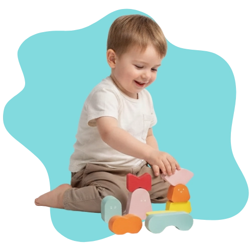 Soft non-toxic foam blocks safe for toddler hands