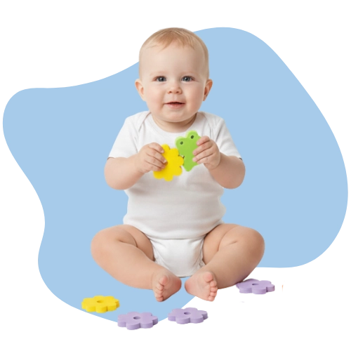 Stick-and-play fun for 10+ months, fishing play from 18+ months