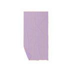 Double-sided hopscotch play towel for kids, designed for beach and pool use