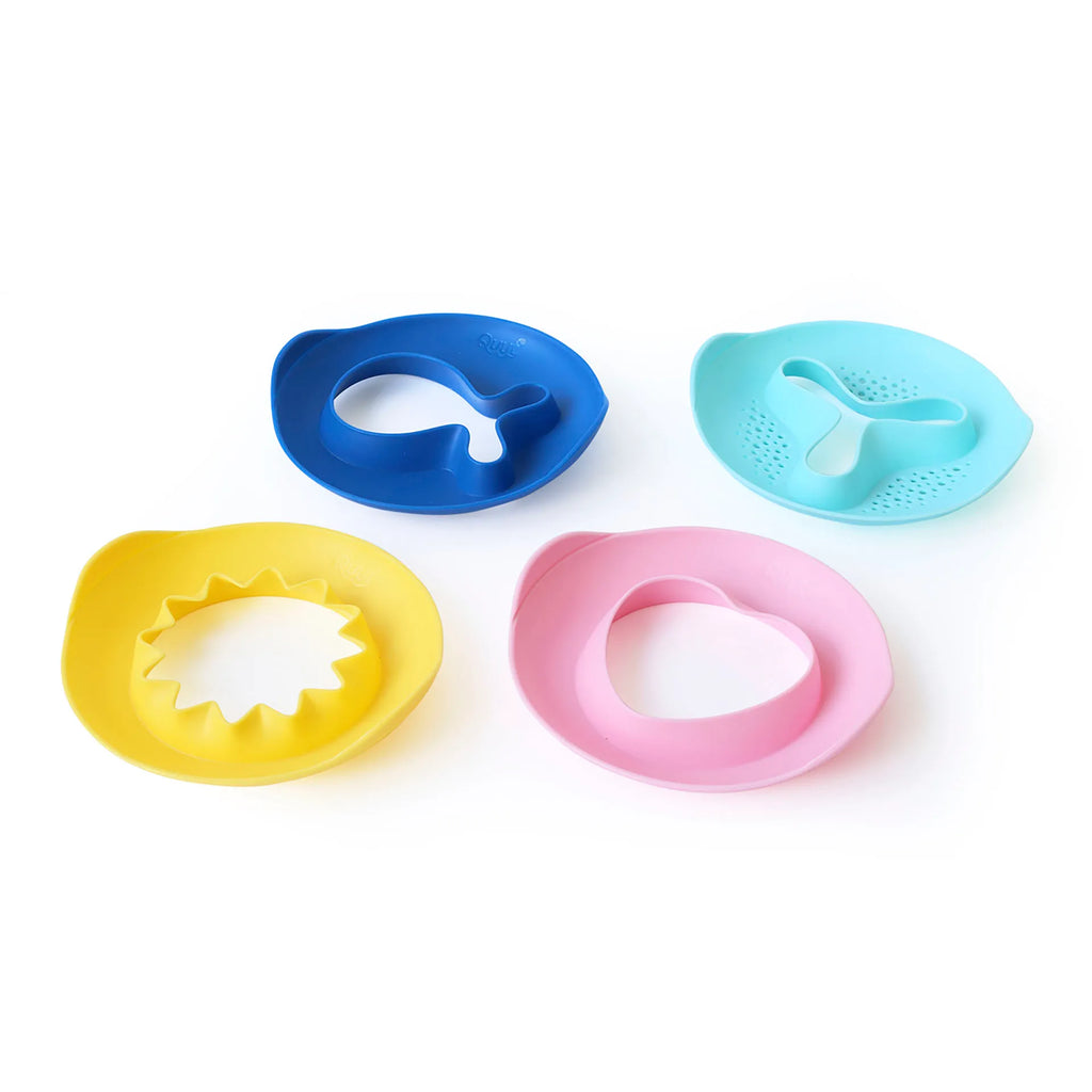 Magic Shapers set – 4 ergonomic kids molds for sand, snow, and bath bubbles