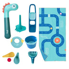 Quut Premium Beach Bundle Blue – 8-Piece Kids Beach & Outdoor Play Set