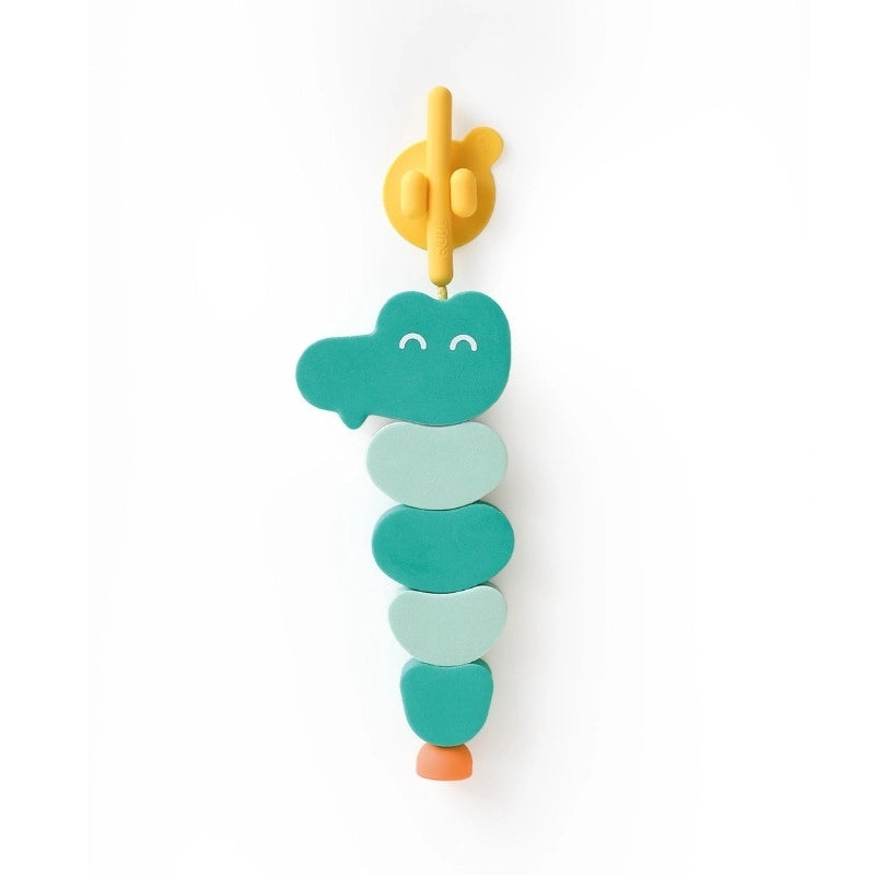 Beedi Croco soft EVA foam lacing beads set for bath and water play