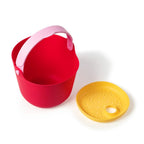 Cherry Bucki Spill-Proof Bucket – kids sieve bucket for beach and sand play