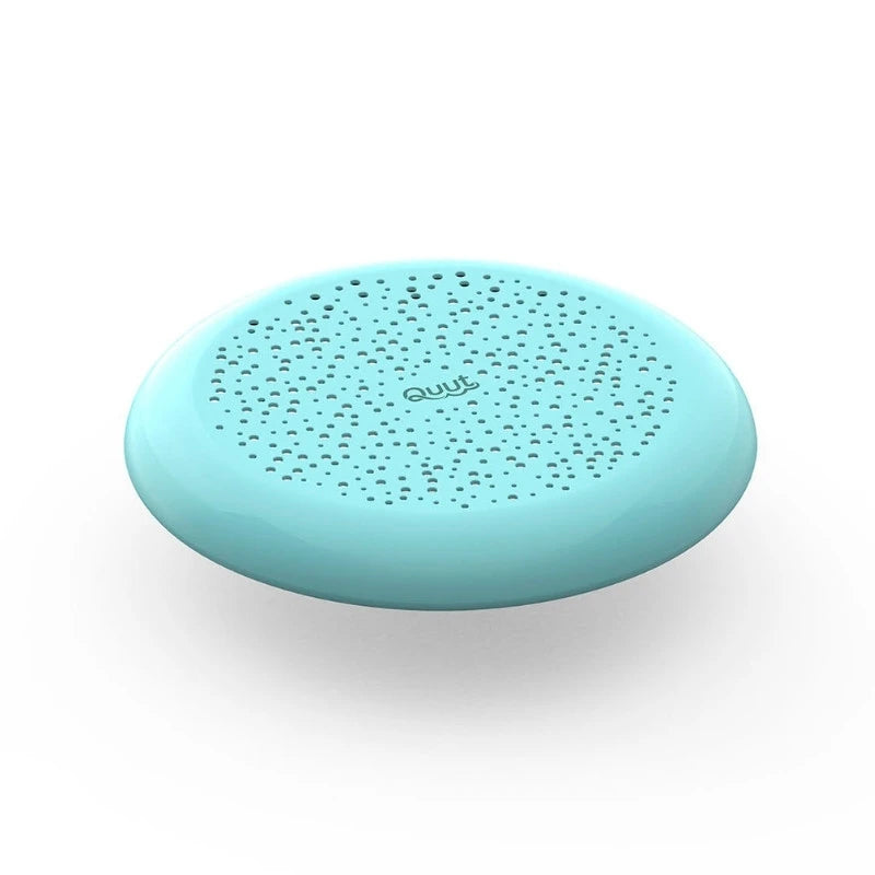 Vintage blue 2-in-1 kids flying disc with sand sifter design