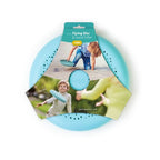 Exploring dual-function flying disc at poolside