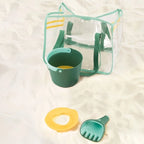 Close-up of Magic Sand Shaper showing heart-shaped mold and easy-to-grip handle for creative sand designs