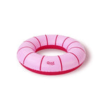 Cherry-colored inflatable Swimring for toddlers in pool