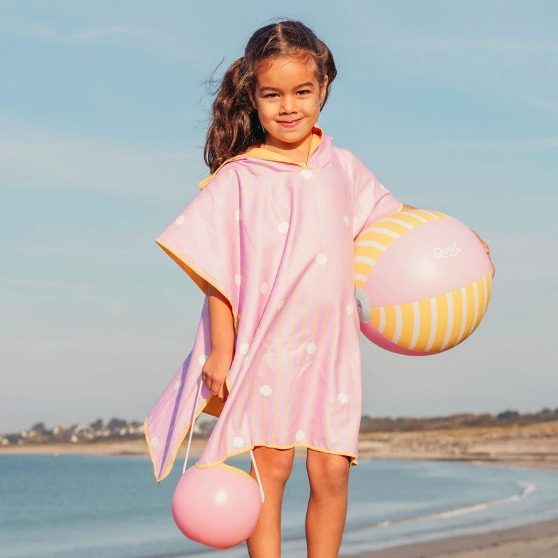 Beach Poncho – Quick-Drying Microfiber Kids Towel