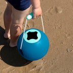 Toddler holding Mini Ballo 