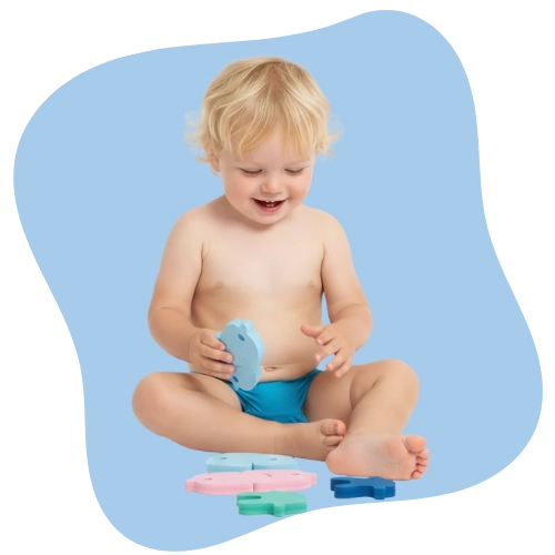 Float, stick, and match whale and fish for creative fun