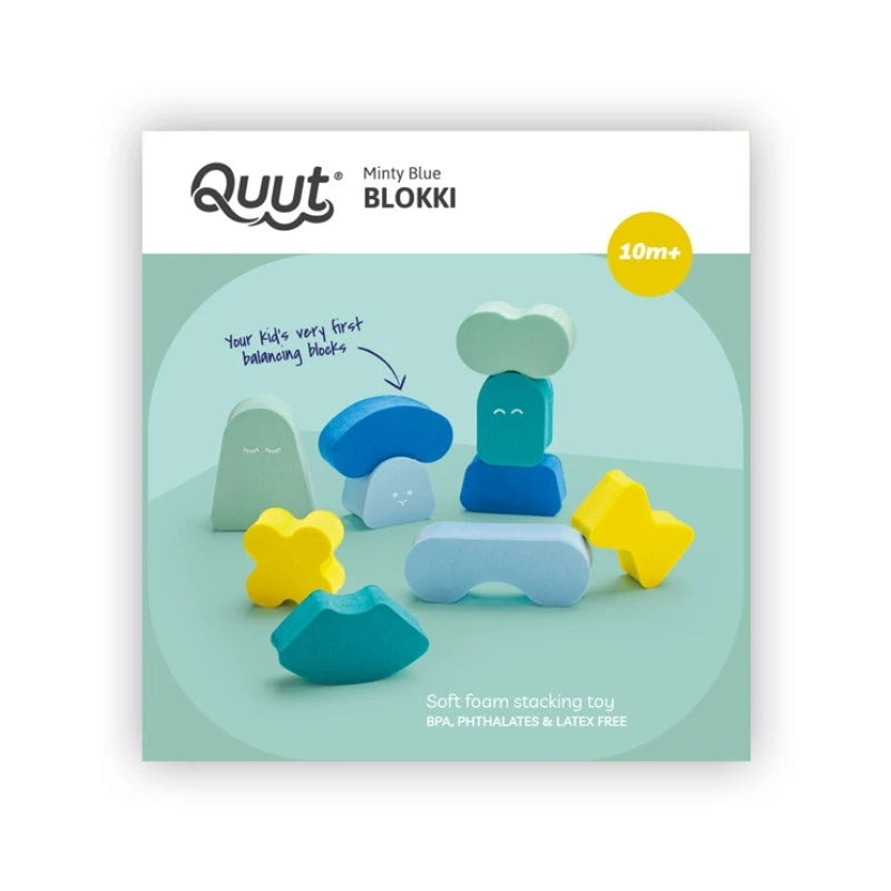 Lightweight foam stacking blocks set designed for toddlers