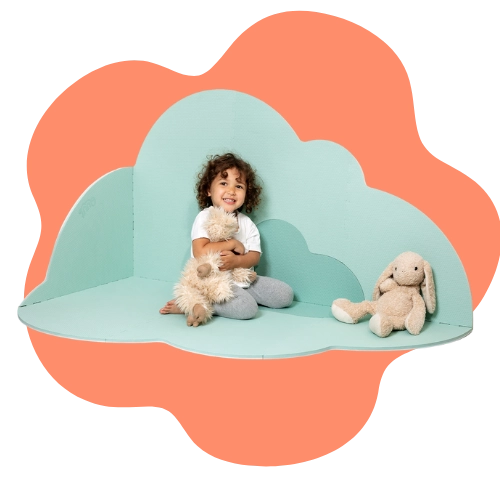 Stylish modern baby playmat that fits beautifully into home spaces