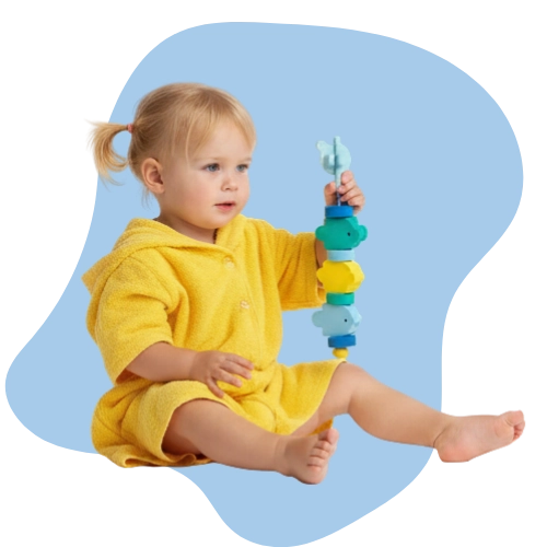 Safe non-toxic EVA foam beads designed for toddler water play